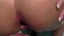 Her asshole ends up bubbling with cum
