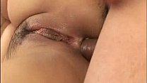 Kaede Oshiro gets panty in ass while is fucked and cum on face