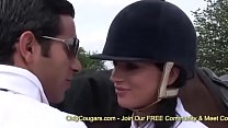 Cougar Jodie James Gets Fucked In A Horse Stable