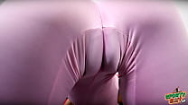 Most STUNNING Camel-toe Working Out Perfect Round Butt Latina in Tight Spandex