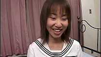 Mayu gets cum on fine cans after is nailed