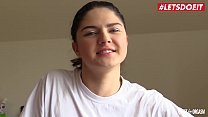 LETSDOEIT - Big Tits Horny Girl Francesca Di Caprio Furiously Masturbates And Squirts During Solo Fingering