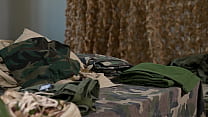 Army Recruit Kitana Lure Enjoys Interracial DP At The Barracks GP2946