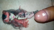 Cum Tribute in small toy doll, probably the last one
