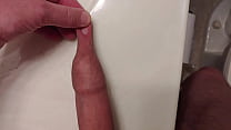 Stretching my foreskin and playing with my long foreskin