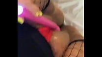ALEXUS KAKES AND HER TOYS AT HER HOTEL ROOM