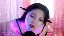 sexy asian girl with horns wants to fuck you mmm