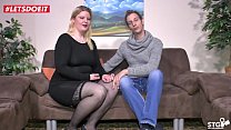 Amateur Sexvideo with German couple - LETSDOEIT.COM