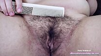 Lubed up Pussy combing Custom Video