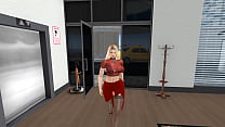 Second life office fuck with hot slutty wife