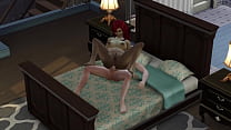 3D OLDER CHUNKY WOMAN GETS FUCKED IN THE ASS - SIMS 4