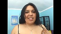 Fat young latina slut Lorelai Givemore masturbates before her cunt will be fucked by white thug