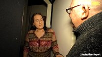 DEUTSCHLAND REPORT - Melanie S. - Chubby Old Guy Bangs His Sexy BBW Wife From Behind
