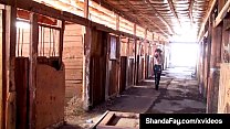 Canadian Cowgirl, Shanda Fay, mounts her cock sporting ride in PVC Chaps & while thrusting her hips against her warm a., she makes him jet his jizz! Full Video & Shanda Fay Live @ ShandaFay.com!