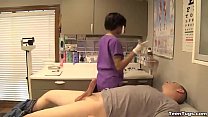 teen-Sexy nurse cum extraction
