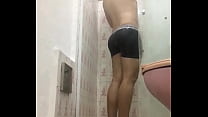 for you who like video of male taking a nice  shower part 1