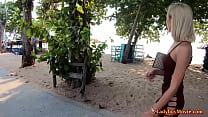 Walking Down The Beach And Ass Toying With Ladyboy Itim