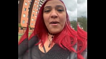 Webcam Fat latina busty milf on the street
