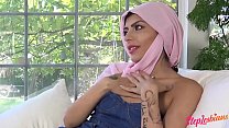 StepLesbians - Young Christian Stepsister Tastes Halal Pussy For The First Time