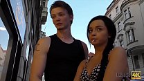 HUNT4K. Bewitching teen Erica Black gives blowjob and gets nailed for payment