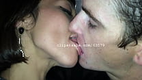 A Sexy Woman Kissing a y. Teen