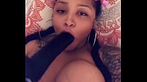 Thick bbw thot loving her toy