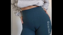 She loves showing off all her yoga pants in try on and almost never wears underwear