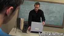 Teacher ass breeds cute student twink