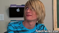 Blond emo twink plows his gay schoolmate