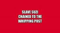 Slave Suzi masturbated in chains.