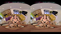 Busty redhead hottie rides your rock hard cock in virtual reality
