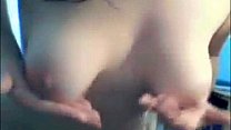cute blonde Gabbie Hill masturbating on webcam