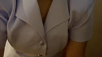 Horny nurse fuck with her fwb in uniform