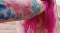 Lovely Tattoed Lady Show her Sexy BODY in Cam