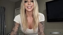 Karma Rx Sits On Her Daddy's Cock For The Very First Time