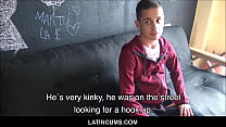 LatinCums.com - Big Dick Young Latin Teen Boy Sex With Hot Stranger For Cash