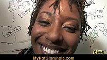 Black girl gloryhole interracial cock sucking 15