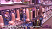 Big Tit 18YO Is Fully Nude At A Porn Shop