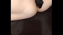 Wife cams with fbuddy while I vibe her arse