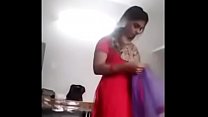 South Indian girl dress change