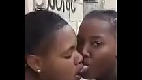 Lesbians making out