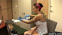 Dagfs - Tattoo Artist Gets Good Care Of Her Client