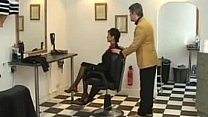 British Angie George & Vicky Valentine - at the hairdressers