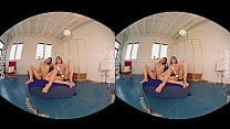 Yanks lesbian vixens Olive and Verronica solo is enough to blow your mind, but in this video they come together to cum together. Watch them masturbating in this hot 3D virtual reality video