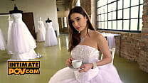 POV - Youthful bride to be Liya Silver asks you to break her in