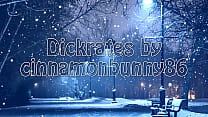 A christmas dickrating for  a short cut dick - cockrate by masked MILF