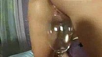 Tight Ass Fucked Hard and She All Cum in Glass