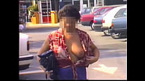 She shows her tits in public