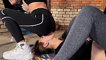 Dirty Ass Worship And Leggings Fetish Group Lesbian Domination