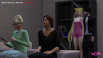 UNEXPECTED VISIT IS SEDUCED AND GETS SEX FROM TWO HOT BLONDE